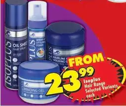 Shoprite Isoplus Hair Range offer