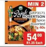 KitKat Cash and Carry Rajah Robertson Spice Assorted offer