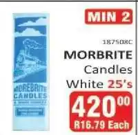 KitKat Cash and Carry MORBRITE Candles White 25's offer