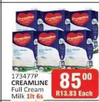 KitKat Cash and Carry CREAMLINE Full Cream Milk 1lt 6s offer