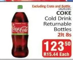 KitKat Cash and Carry COKE Cold Drink Returnable Bottles offer