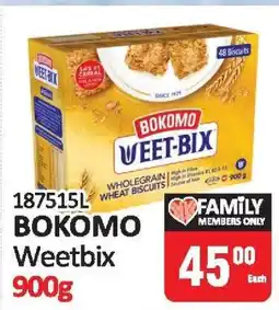 KitKat Cash and Carry Bokomo Weetbix 900g offer