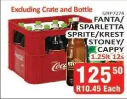 KitKat Cash and Carry Fanta/Sparletta/Sprite/Krest/Stoney/Cappy 1.25lt 12s offer