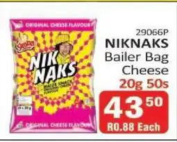 KitKat Cash and Carry NIKNAKS Bailer Bag Cheese offer