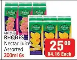 KitKat Cash and Carry RHODES Nectar Juice Assorted offer