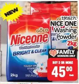 KitKat Cash and Carry NICE ONE Washing Powder 2kg offer