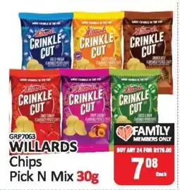 KitKat Cash and Carry WILLARDS Chips Pick N Mix 30g offer