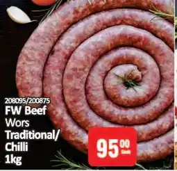 KitKat Cash and Carry FW Beef Wors Traditional/Chilli offer
