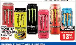 KitKat Cash and Carry Monster Energy Drink Assorted offer