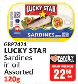 KitKat Cash and Carry LUCKY STAR Sardines in oil Assorted offer