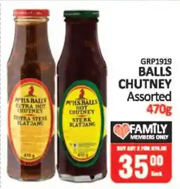 KitKat Cash and Carry BALLS CHUTNEY Assorted 470g offer