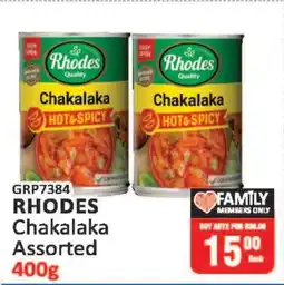 KitKat Cash and Carry RHODES Chakalaka Assorted 400g offer