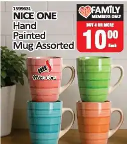 KitKat Cash and Carry NICE ONE Hand Painted Mug Assorted offer