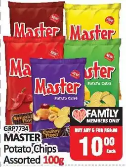 KitKat Cash and Carry MASTER Potato Chips Assorted 100g offer