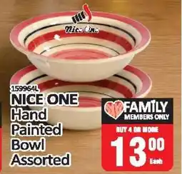 KitKat Cash and Carry NICE ONE Hand Painted Bowl Assorted offer