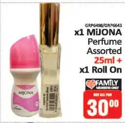 KitKat Cash and Carry MiJONA Perfume Assorted 25ml + Roll On offer