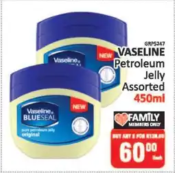 KitKat Cash and Carry VASELINE Petroleum Jelly Assorted 450ml offer