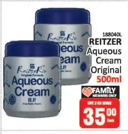 KitKat Cash and Carry REITZER Aqueous Cream Original 500ml offer