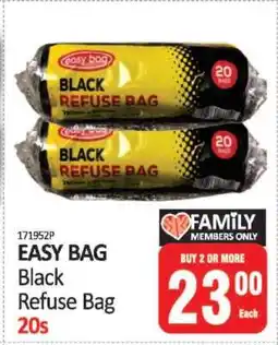 KitKat Cash and Carry EASY BAG Black Refuse Bag 20s offer