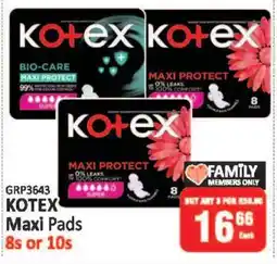 KitKat Cash and Carry Kotex Maxi Pads offer