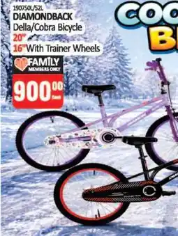 KitKat Cash and Carry DIAMONDBACK Della/Cobra Bicycle offer