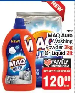 KitKat Cash and Carry MAQ Auto Washing Powder or Liquid offer