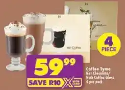 Shoprite Coffee Tyme Hot Chocolate/ Irish Coffee Glass offer