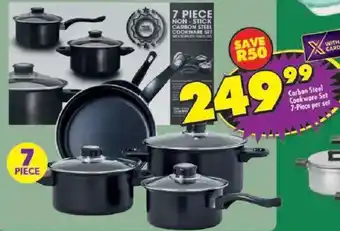 Shoprite Carbon Steel Cookware Set offer