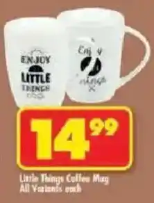 Shoprite Little Things Coffee Mug offer