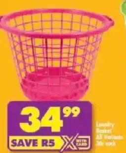 Shoprite Laundry Basket offer