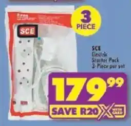 Shoprite SCE Electric Starter Pack offer