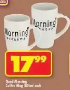 Shoprite Good Morning Coffee Mug offer