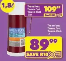 Shoprite Travelvac Thermo Cool Vacuum Flask offer