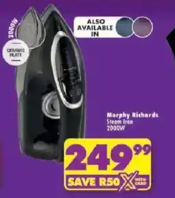 Shoprite Morphy Richards Steam Iron 2000W offer