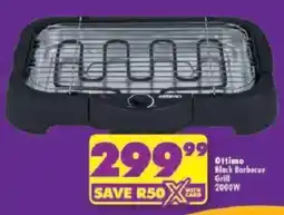 Shoprite Ottimo Black Barbecue Grill 2000W offer