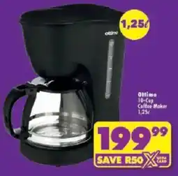 Shoprite Ottimo 10-Cup Coffee Maker offer