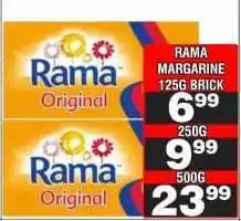 Advance Cash n Carry RAMA MARGARINE 125G BRICK offer