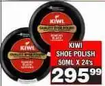 Advance Cash n Carry KIWI SHOE POLISH 50ML X 24's offer