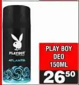 Advance Cash n Carry Play Boy Deo 150ml offer