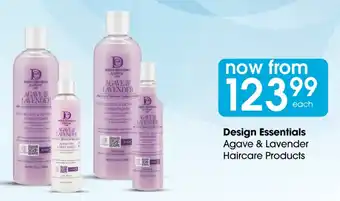 Design Essentials Agave & Lavender Haircare Products