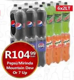 Take 'n Pay Pepsi/ Mirinda Mountain Dew Or 7 Up offer
