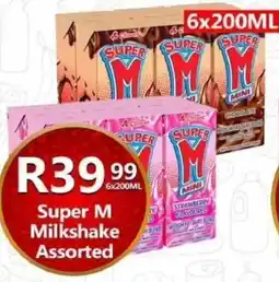 Take 'n Pay Super M Milkshake Assorted offer