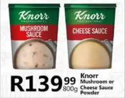 Take 'n Pay Knorr Mushroom or Cheese Sauce Powder offer