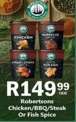 Take 'n Pay Robertsons Chicken/ BBQ/ Steak Or Fish Spice offer