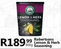 Take 'n Pay Robertsons Lemon & Herb Seasoning offer