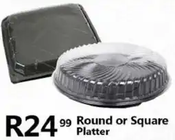 Take 'n Pay Round or Square Platter offer