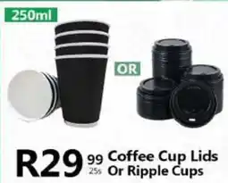Take 'n Pay Coffee Cup Lids Or Ripple Cups offer