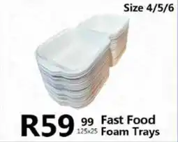 Take 'n Pay Fast Food Foam Trays offer