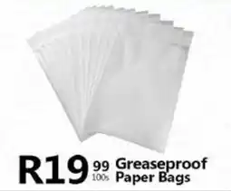 Take 'n Pay Greaseproof Paper Bags offer