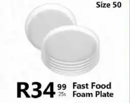 Take 'n Pay Fast Food Foam Plate offer